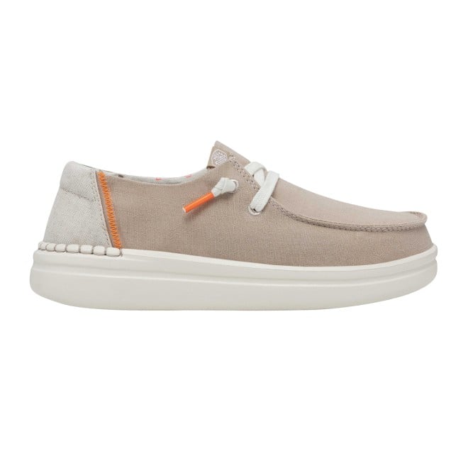 HEYDUDE Women Beige Casual Sneakers (SKU: 398-40074-20-7)