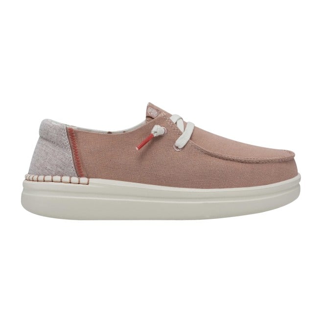 HEYDUDE Women Light-pink Casual Sneakers (SKU: 398-40074-78-7)