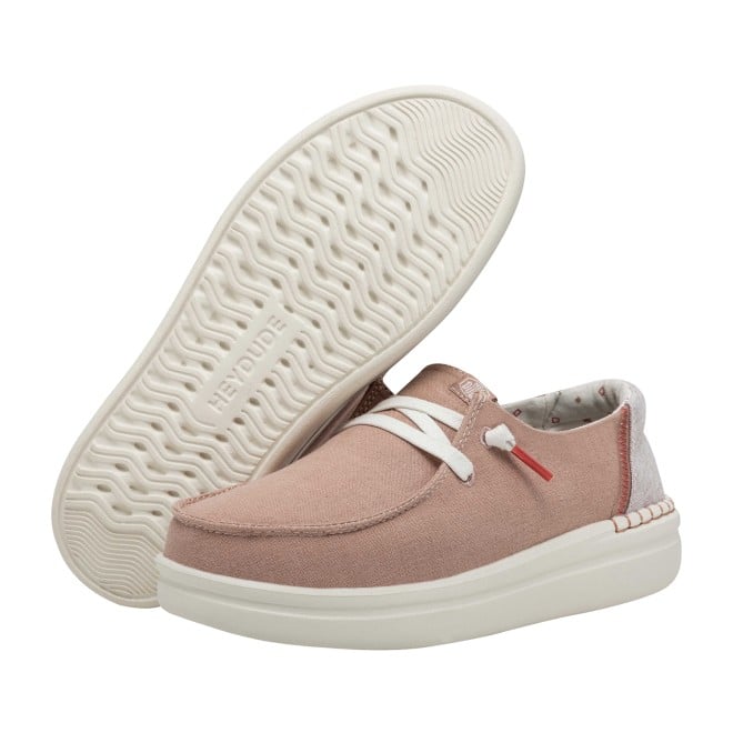 HEYDUDE Women Light-pink Casual Sneakers (SKU: 398-40074-78-7)