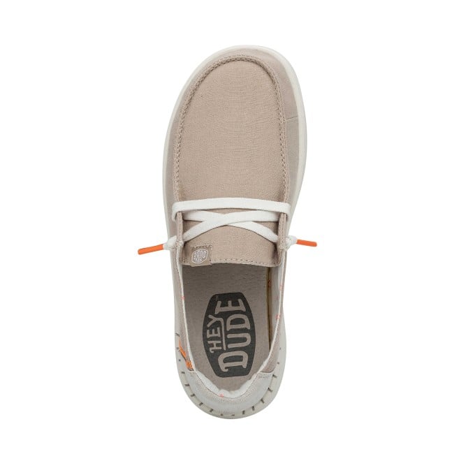 HEYDUDE Women Beige Casual Sneakers (SKU: 398-40074-20-7)