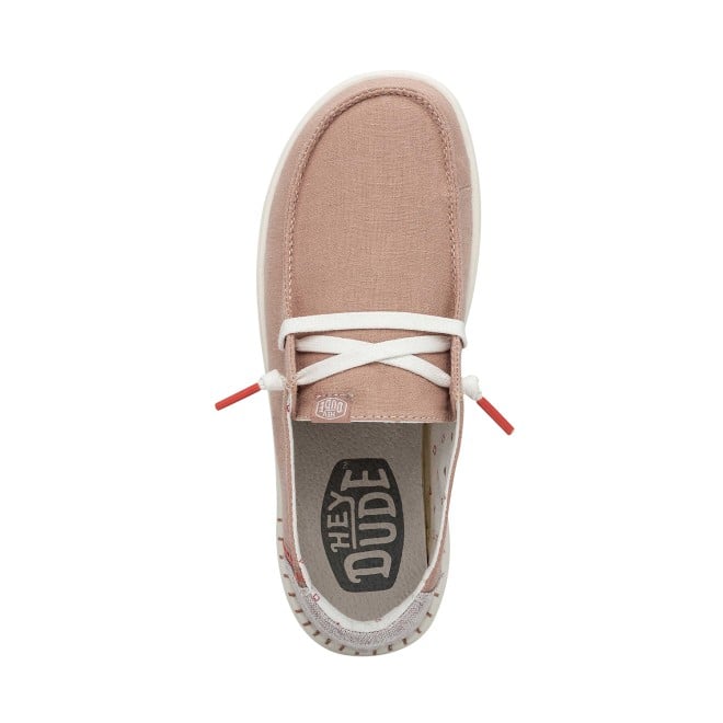 HEYDUDE Women Light-pink Casual Sneakers (SKU: 398-40074-78-7)