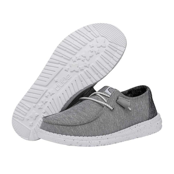 HEYDUDE Women Grey Casual Sneakers (SKU: 398-40549-14-7)