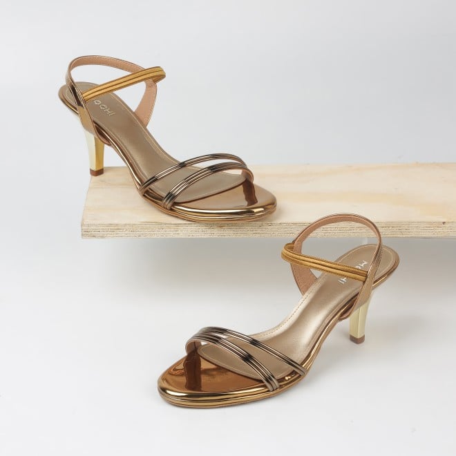 Mochi Women Antic-gold Casual Sandals
