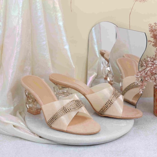 Mochi Women Beige Party Lifestyle (SKU: 40-103-20-36)