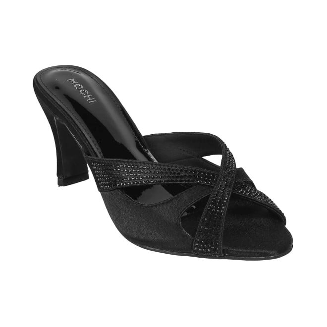 Mochi Women Black Casual Slip Ons (SKU: 40-113-11-36)