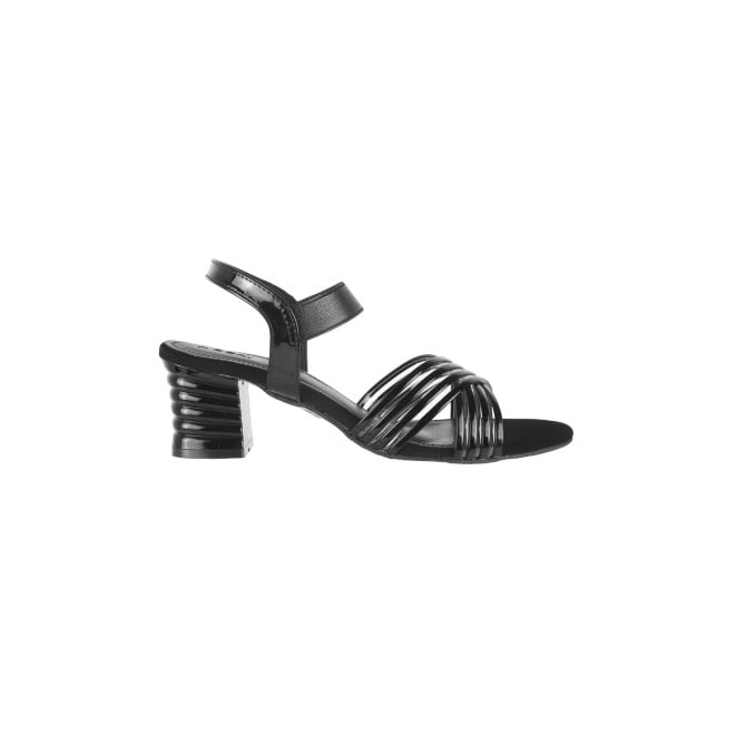 Mochi Women Black Casual Sandals (SKU: 40-114-11-37)