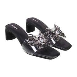 Women Black Party Sandals