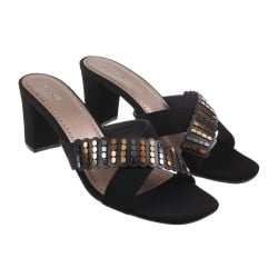 Women Black Casual Sandals