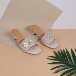 Women Beige Party Sandals