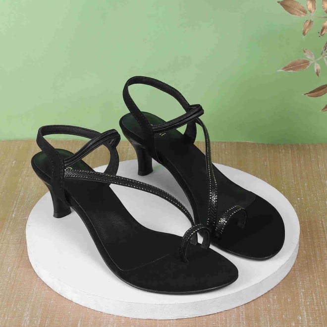 Mochi Women Black Formal Sandals (SKU: 40-186-11-38)