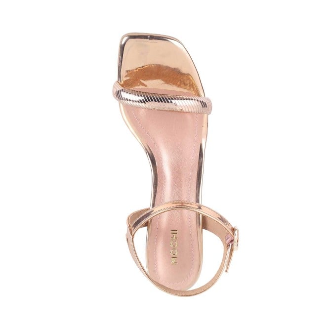 Mochi Women Rose-Gold Party Sandals (SKU: 40-210-52-36)