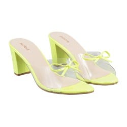 Women Light-Green Casual Slip Ons