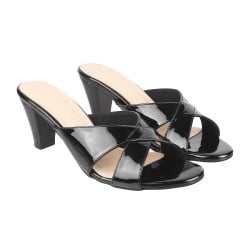 Women Black Casual Mules