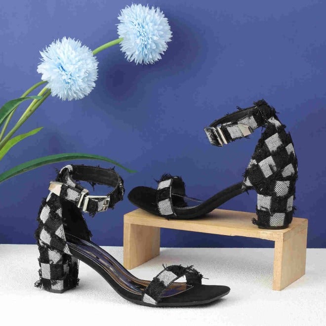 Mochi Women Black Casual Sandals (SKU: 40-243-11-36)