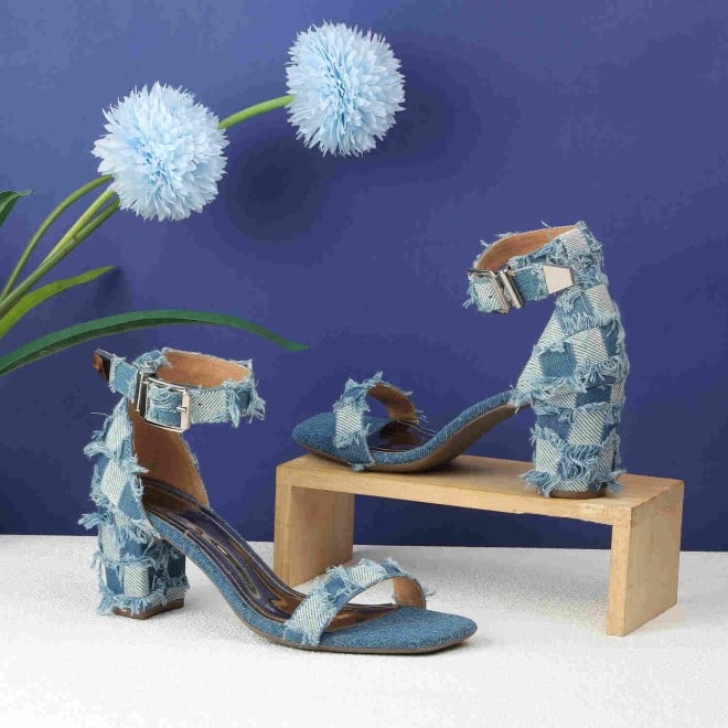 Mochi Women Blue Casual Sandals (SKU: 40-243-45-36)