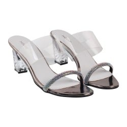 Women Silver Party Sandals