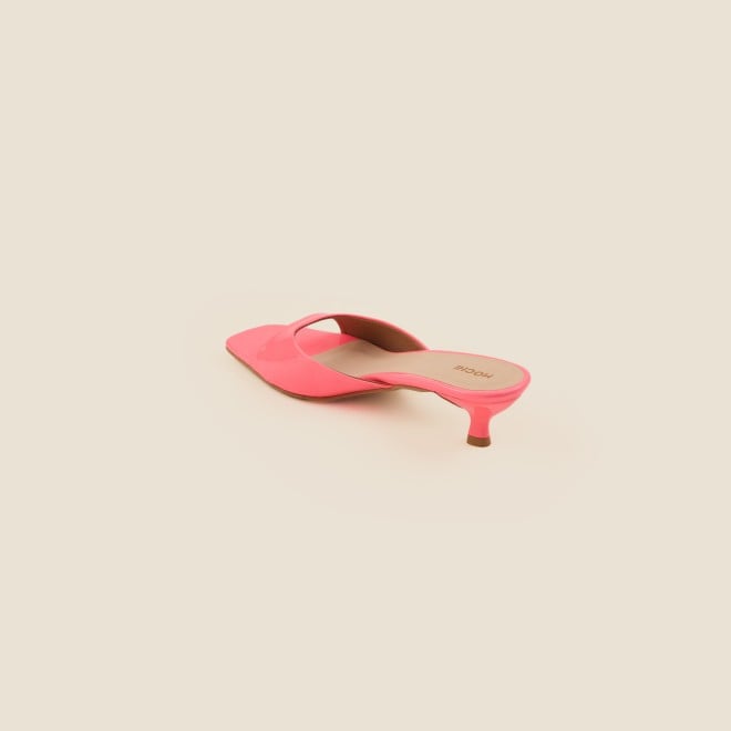 Mochi Women Pink Casual Slides (SKU: 40-2476-24-37)