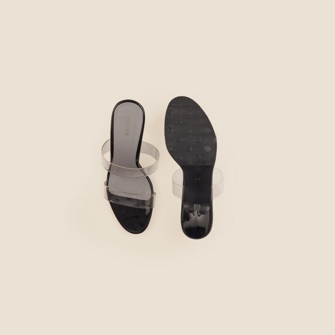 Mochi Women Black Casual Sandals (SKU: 40-2477-11-36)