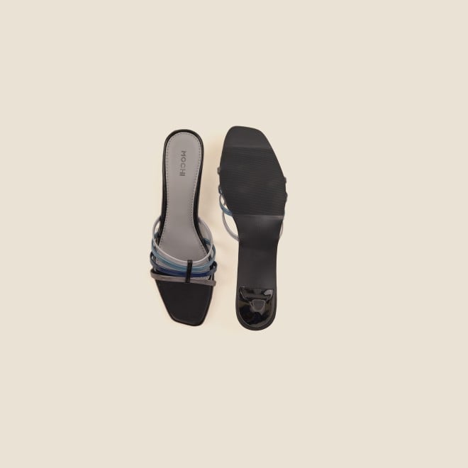 Mochi Women Black Casual Sandals (SKU: 40-2499-11-37)
