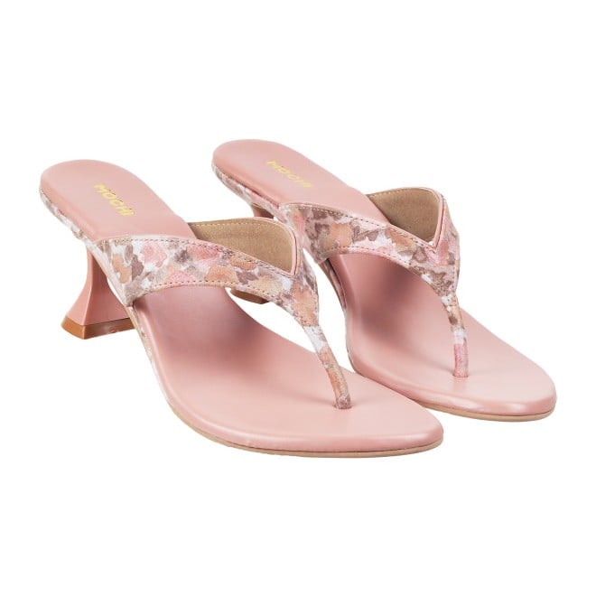 Mochi Women Pink Casual Slip Ons