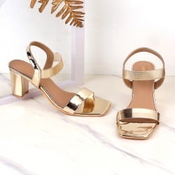 Women Gold Casual Sandals