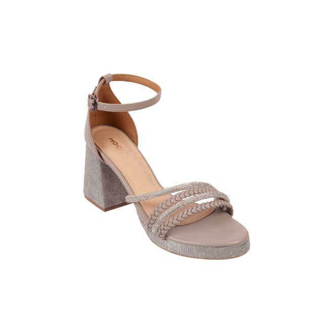 Mochi Women Grey Casual Sandals (SKU: 40-253-14-36)