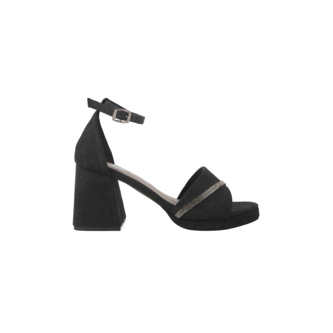 Mochi Women Black Casual Sandals (SKU: 40-254-11-36)