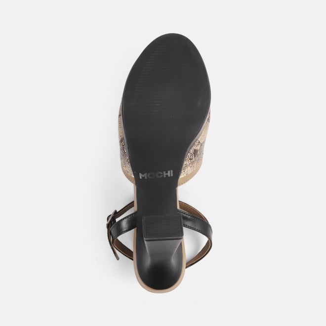 Mochi Women Black Party Sandals (SKU: 40-281-11-36)