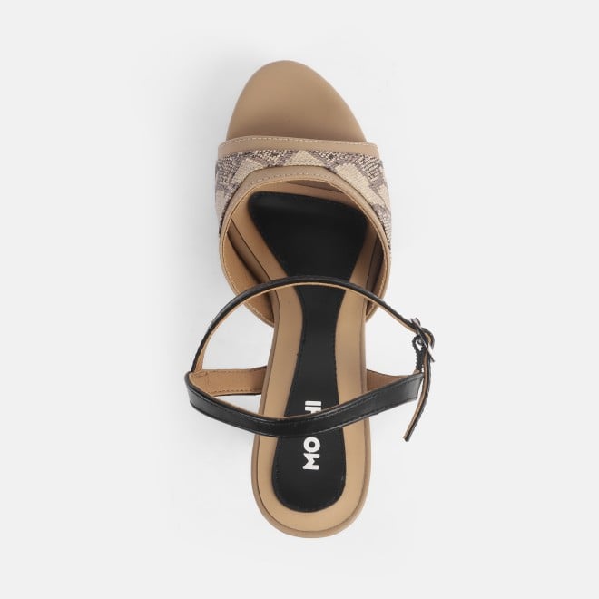 Mochi Women Black Party Sandals (SKU: 40-281-11-36)