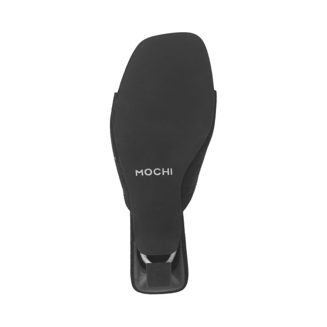 Mochi Women Black Ethnic Slip Ons (SKU: 40-283-11-36)