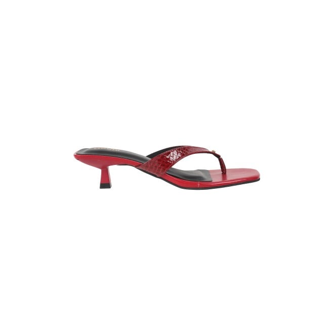 Mochi Women Red Casual Slippers (SKU: 40-285-18-39)