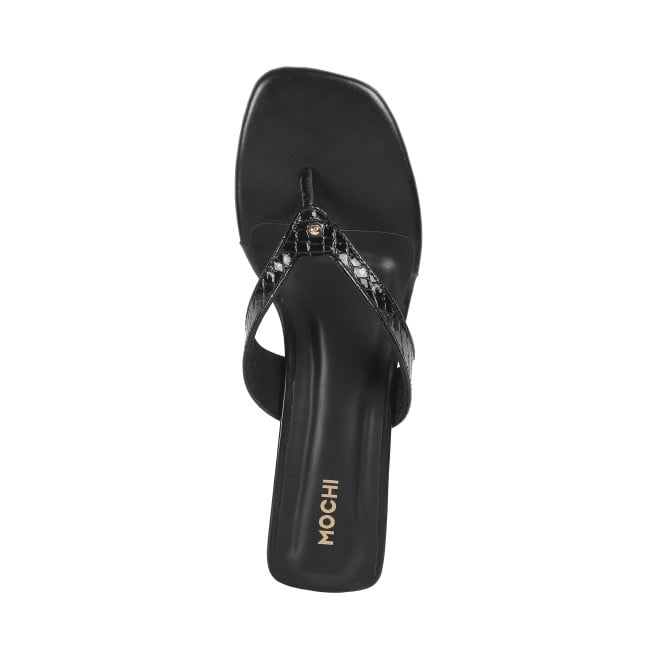 Mochi Women Black Casual Slippers (SKU: 40-285-11-36)