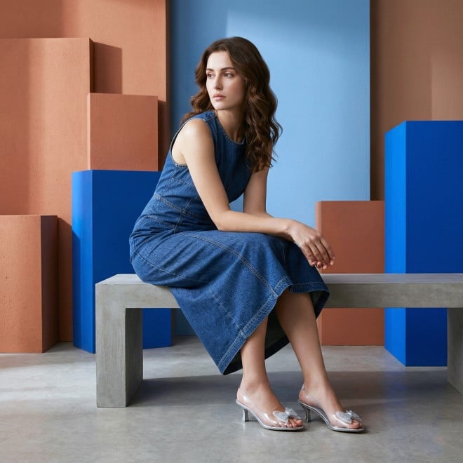 Mochi Women Silver Party Sandals (SKU: 40-297-27-36)