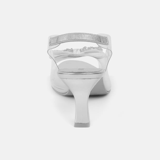 Mochi Women Silver Party Sandals (SKU: 40-297-27-36)