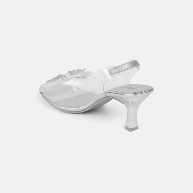 Mochi Women Silver Party Sandals (SKU: 40-297-27-36)