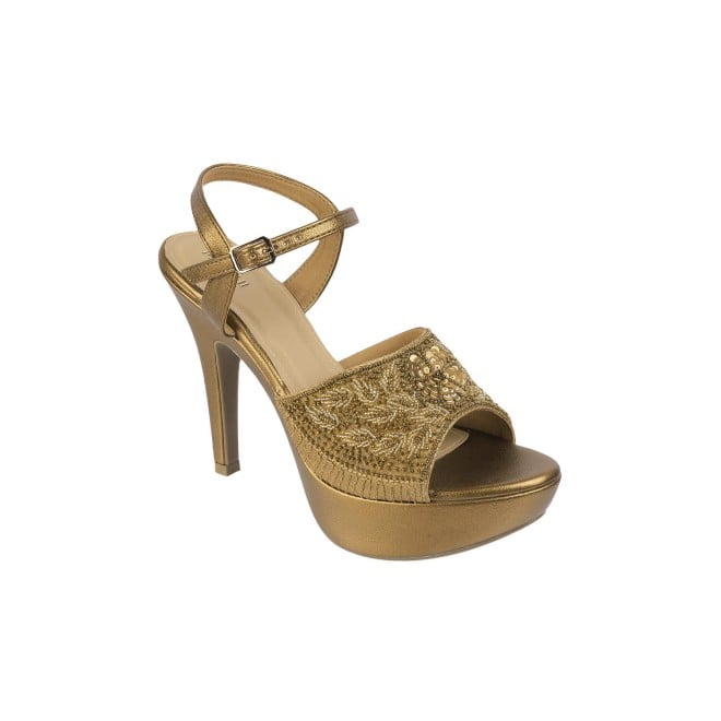 Mochi Women Antic-gold Formal Sandals (SKU: 40-299-28-36)