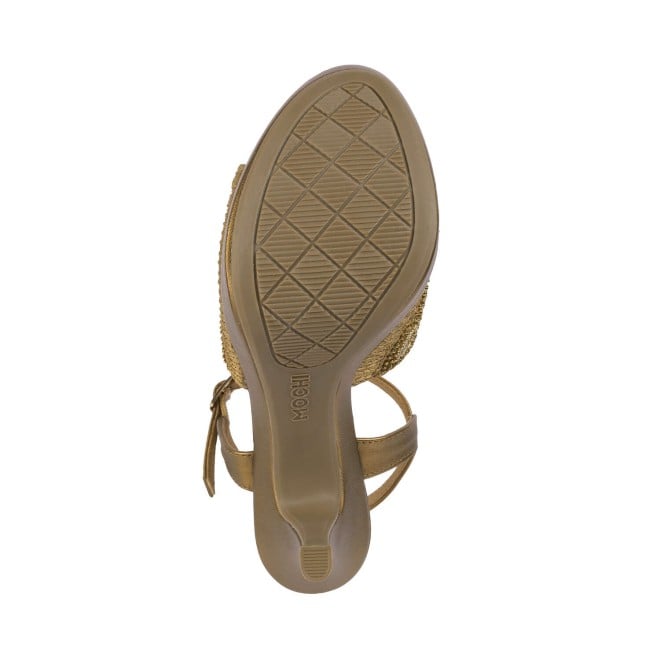 Mochi Women Antic-gold Formal Sandals (SKU: 40-299-28-36)