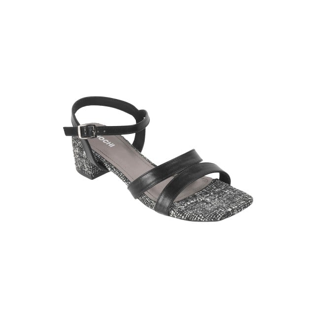 Mochi Women Black Casual Sandals (SKU: 40-306-11-36)