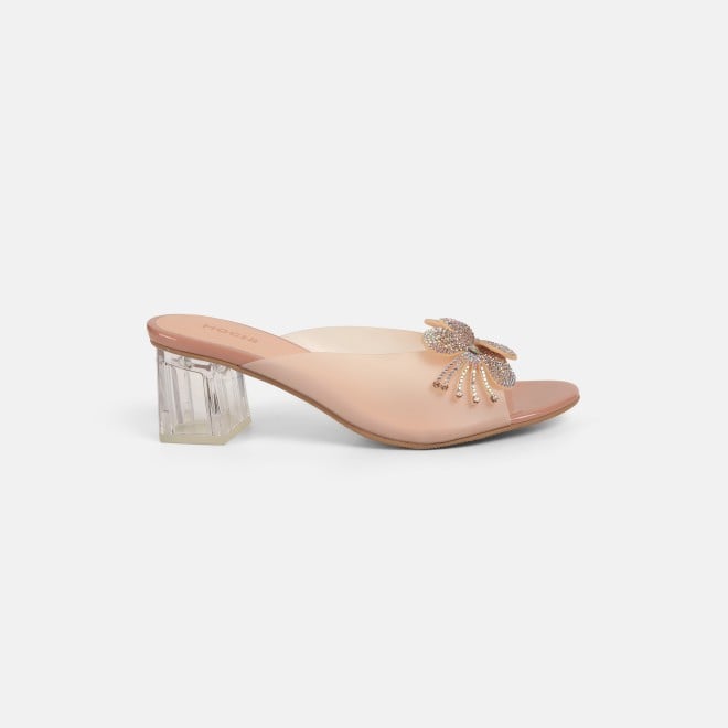 Mochi Women Peach Party Slip Ons (SKU: 40-307-80-36)