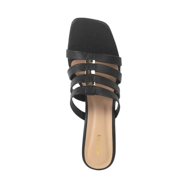 Mochi Women Black Casual Slip Ons (SKU: 40-309-11-36)