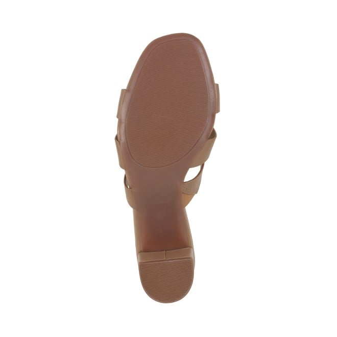 Mochi Women Tan Casual Slip Ons (SKU: 40-311-23-36)