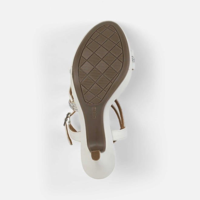 Mochi Women White Party Sandals (SKU: 40-332-16-36)