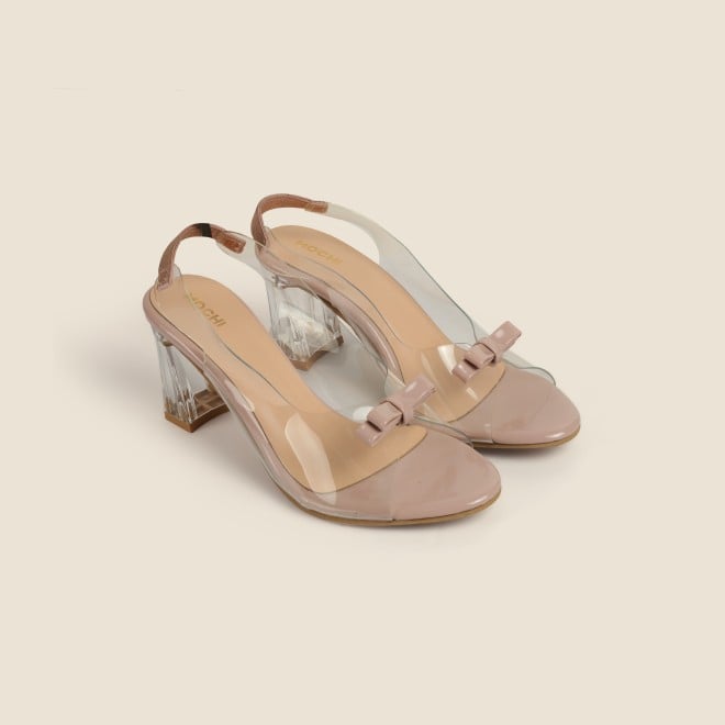 Mochi Women Peach Casual Sandals (SKU: 40-342-80-36)
