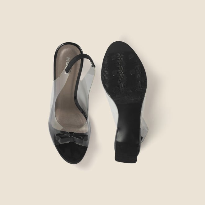Mochi Women Black Casual Sandals (SKU: 40-342-11-36)
