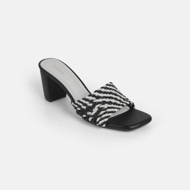 Mochi Women Black Casual Slip Ons