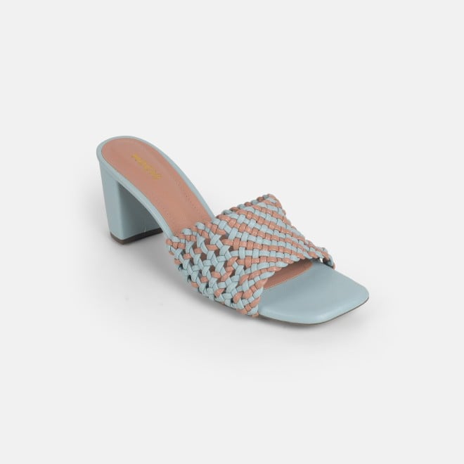 Mochi Women Blue Casual Slip Ons