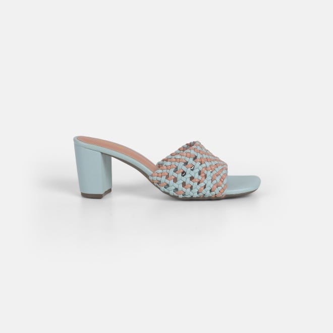 Mochi Women Blue Casual Slip Ons (SKU: 40-344-45-36)