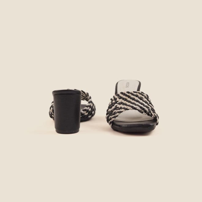 Mochi Women Black Casual Slip Ons (SKU: 40-344-11-36)