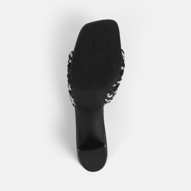Mochi Women Black Casual Slip Ons (SKU: 40-344-11-36)