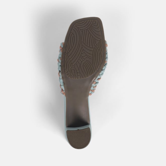 Mochi Women Blue Casual Slip Ons (SKU: 40-344-45-36)